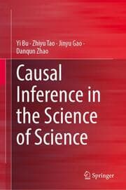 Cover von Causal Inference in the Science of Science