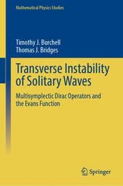 Cover von Transverse Instability of Solitary Waves