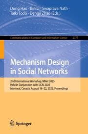 Cover von Mechanism Design in Social Networks