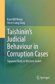 Cover von Taishinins Judicial Behaviour in Corruption Cases