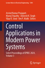 Cover von Control Applications in Modern Power Systems
