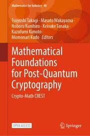 Cover von Mathematical Foundations for Post-Quantum Cryptography