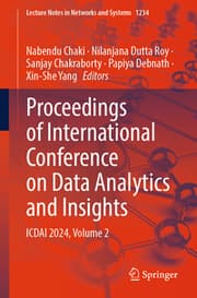 Cover von Proceedings of International Conference on Data Analytics and Insights