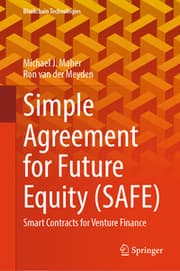 Cover von Simple Agreements for Future Equity (SAFE)
