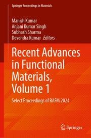 Cover von Recent Advances in Functional Materials, Volume 1