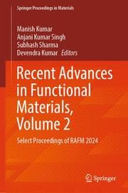 Cover von Recent Advances in Functional Materials, Volume 2
