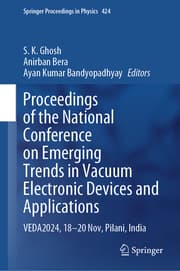 Cover von Proceedings of the National Conference on Emerging Trends in Vacuum Electronic Devices and Applications