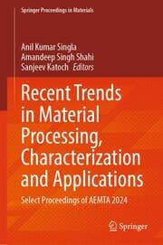 Cover von Recent Trends in Material Processing, Characterization and Applications