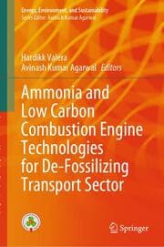 Cover von Ammonia and Low Carbon Combustion Engine Technologies for De-Fossilizing Transport Sector