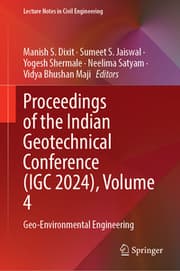 Cover von Proceedings of the Indian Geotechnical Conference (IGC 2024), Volume 4