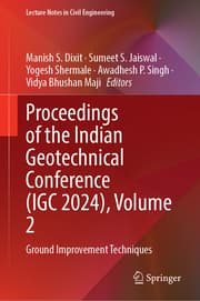 Cover von Proceedings of the Indian Geotechnical Conference (IGC 2024), Volume 2