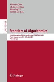 Cover von Frontiers of Algorithmics