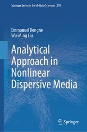 Cover von Analytical Approach in Nonlinear Dispersive Media