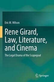 Cover von Rene Girard, Law, Literature, and Cinema