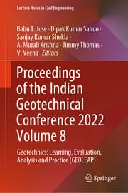 Cover von Proceedings of the Indian Geotechnical Conference 2022 Volume 8