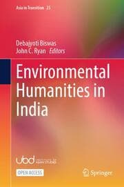 Cover von Environmental Humanities in India