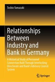 Cover von Relationships Between Industry and Bank in Germany