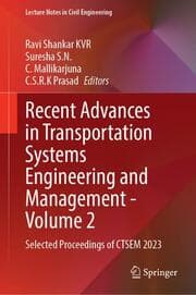 Cover von Recent Advances in Transportation Systems Engineering and ManagementVolume 2