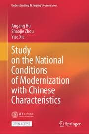 Cover von Study on the National Conditions of Modernization with Chinese Characteristics