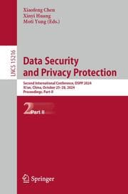 Cover von Data Security and Privacy Protection