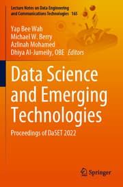 Cover von Data Science and Emerging Technologies