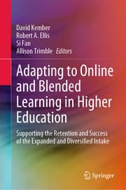 Cover von Adapting to Online and Blended Learning in Higher Education
