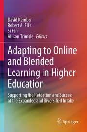 Cover von Adapting to Online and Blended Learning in Higher Education