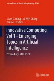 Cover von Innovative Computing Vol 1 - Emerging Topics in Artificial Intelligence