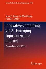 Cover von Innovative Computing Vol 2 - Emerging Topics in Future Internet