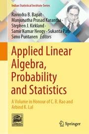 Cover von Applied Linear Algebra, Probability and Statistics