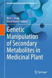 Cover von Genetic Manipulation of Secondary Metabolites in Medicinal Plant