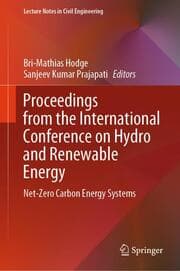 Cover von Proceedings from the International Conference on Hydro and Renewable Energy