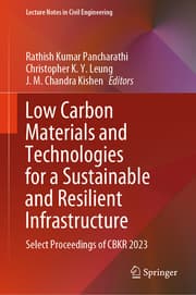 Cover von Low Carbon Materials and Technologies for a Sustainable and Resilient Infrastructure