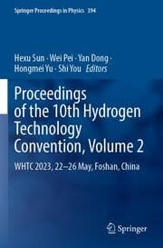 Cover von Proceedings of the 10th Hydrogen Technology Convention, Volume 2