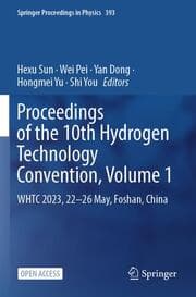 Cover von Proceedings of the 10th Hydrogen Technology Convention 1
