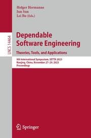 Cover von Dependable Software Engineering. Theories, Tools, and Applications