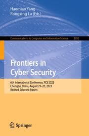 Cover von Frontiers in Cyber Security