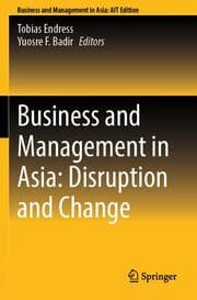 Cover von Business and Management in Asia: Disruption and Change
