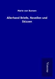 Cover von Allerhand Briefe, Novellen und Skizzen