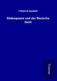 Cover von Shakespeare und der Deutsche Geist