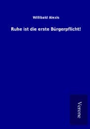 Cover von Ruhe ist die erste Bürgerpflicht!
