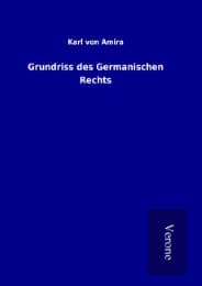 Cover von Grundriss des Germanischen Rechts