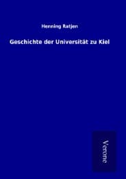 Cover von Geschichte der Universität zu Kiel