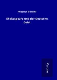 Cover von Shakespeare und der Deutsche Geist