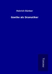 Cover von Goethe als Dramatiker
