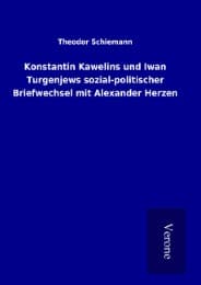 Cover von Konstantin Kawelins und Iwan Turgenjews sozial-politischer Briefwechsel mit Alexander Herzen