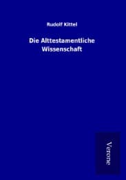 Cover von Die Alttestamentliche Wissenschaft