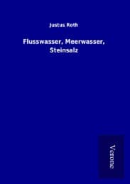 Cover von Flusswasser, Meerwasser, Steinsalz