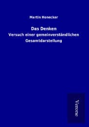 Cover von Das Denken