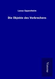 Cover von Die Objekte des Verbrechens